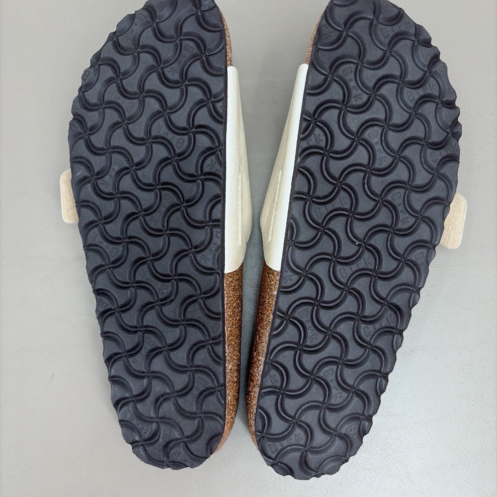 Birkenstock Catalina Birko-Flor Sandal Graceful Pearl White Medium Narrow 39 NEW - Picture 8 of 13